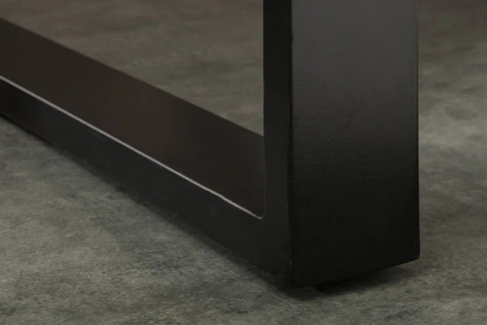 Masa bar din Lemn de mango Maro si Metal Negru L120xH105cm Iron craft