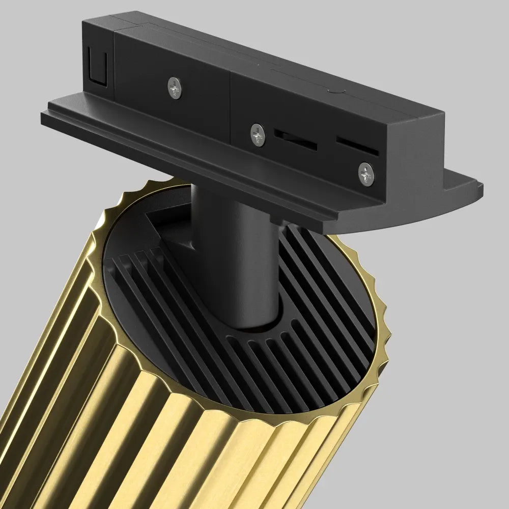 Spot pentru sina Unity din Aluminiu Alama H13.2xL10cm Calipso
