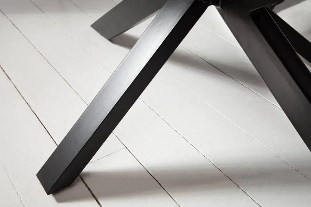 Masa din Lemn de sheesham Maro si Metal Negru L200xH76cm Galaxie space