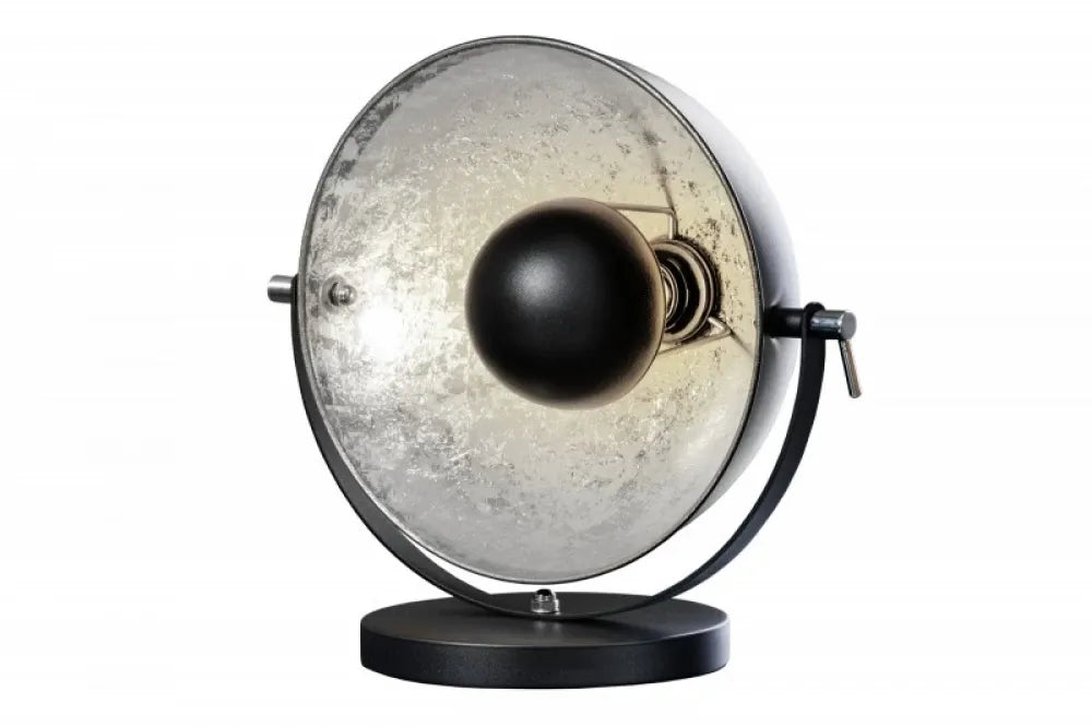 Veioza din Metal Negru/Argintiu H35xD31cm Studio