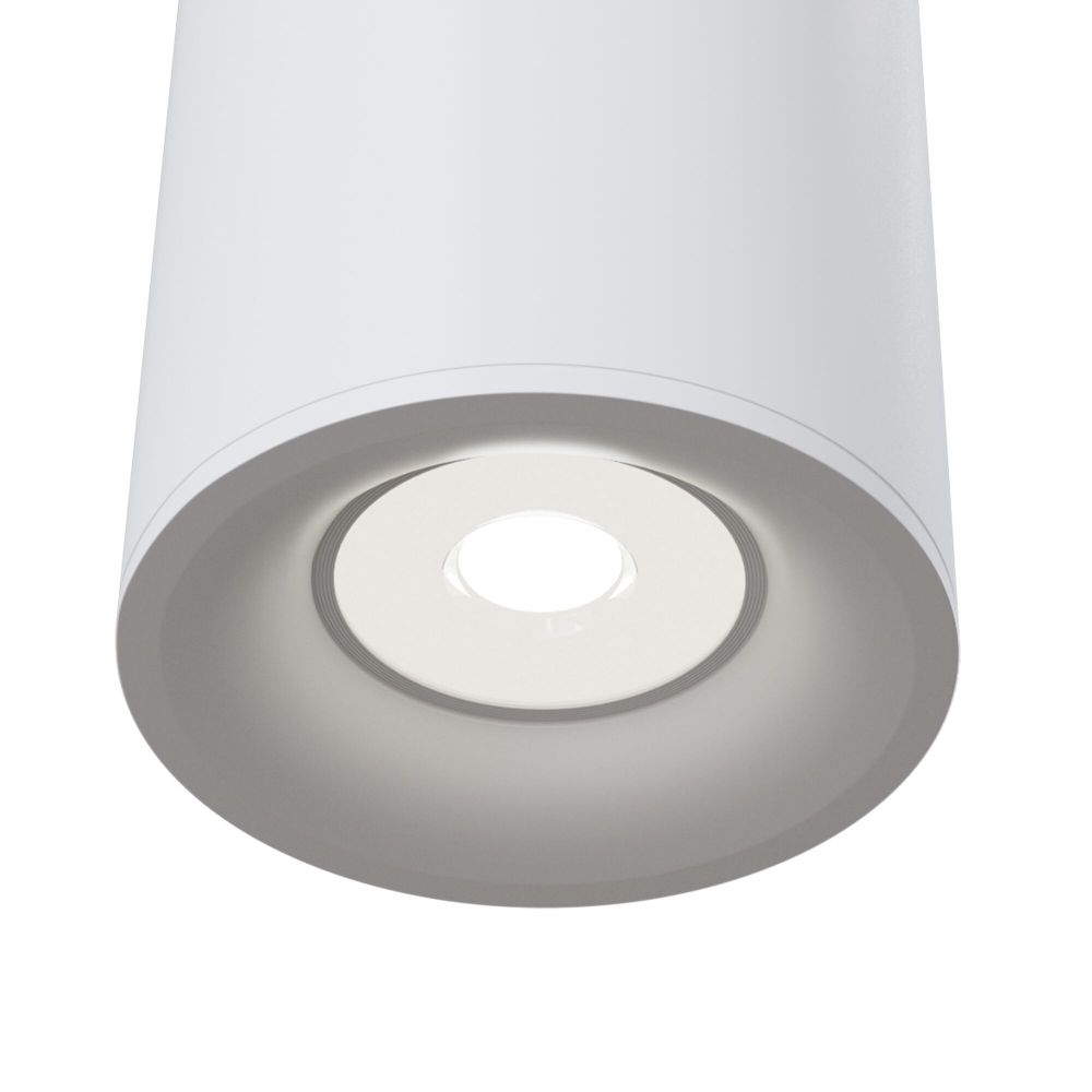 Spot aplicat din Aluminiu Alb D9xH12cm Alfa