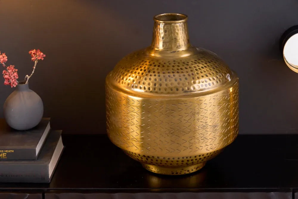 Vaza decorativa din Metal Cupru H35xL31cm Orient
