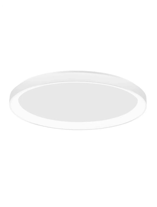 Plafoniera structura din Aluminiu Alb si abajur din Acrilic  H6xL38cm IP20 30W 1785lm 3000k PERTINO