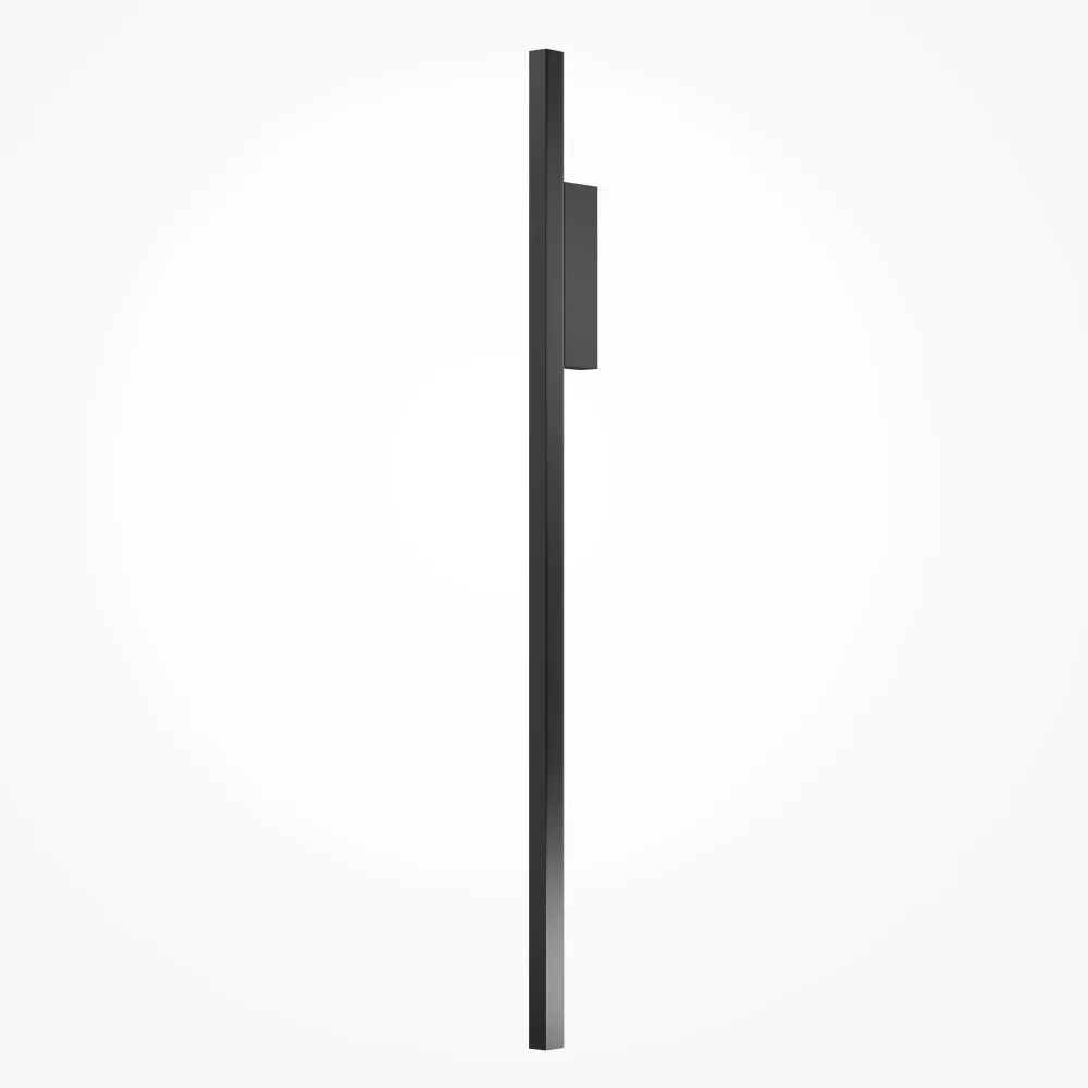 Aplica perete din Aluminiu Negru H86xL6.8cm Halo