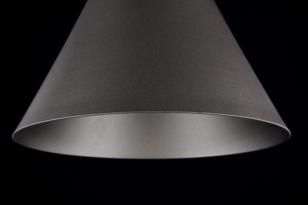 Pendul cu inaltime reglabila din Metal Gri D22xH140cm Bicones