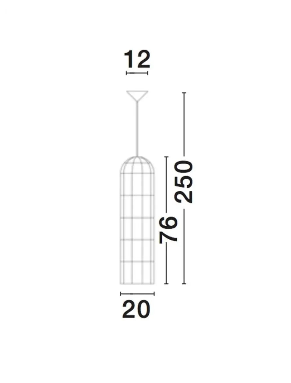 Pendul structura din Metal Negru si abajur din Ratan Bej H250xL20cm IP20 MIA