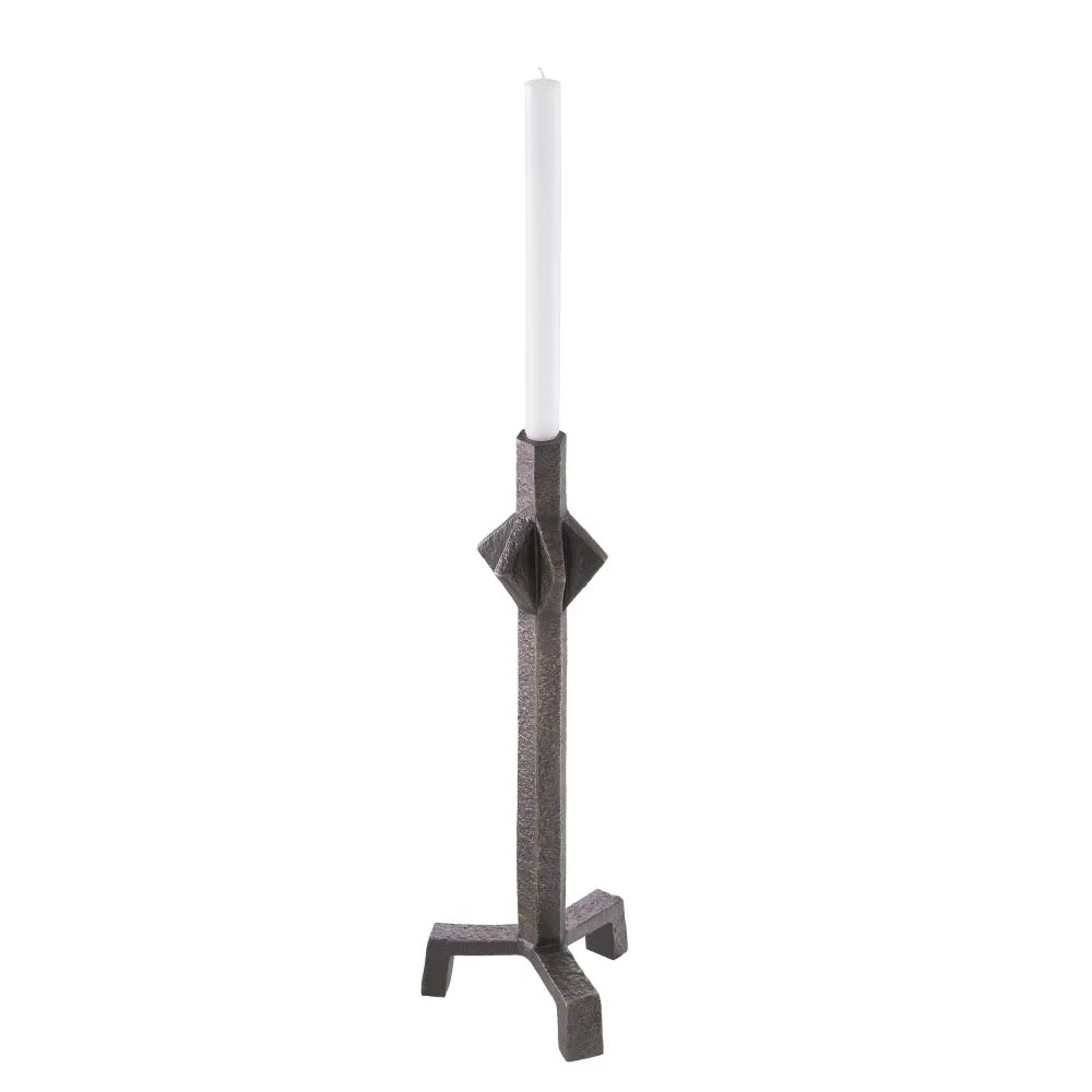 Suport lumanare din Metal Bronz L16.5xH50cm Conti L Eichholtz