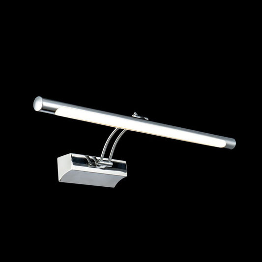 Aplica de perete reglabila din Metal Argintiu cu LED L52x20xH5cm Fino