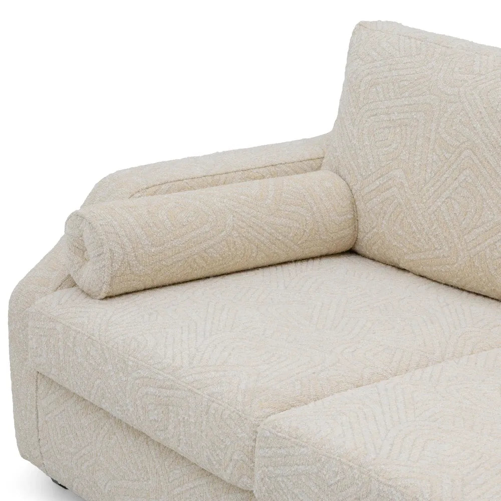 Canapea tapitat cu Stofa Camari Crem L325xA106xH87cm Bellavoir Eichholtz