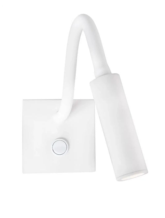 Aplica de perete din Aluminiu Alb H8xL32cm IP20 3W 190lm 3000k MADISON
