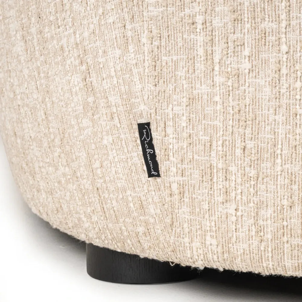 Coltar cu orientare stanga tapitata cu stofa Bej 320x170cm Pandora Richmond interiors