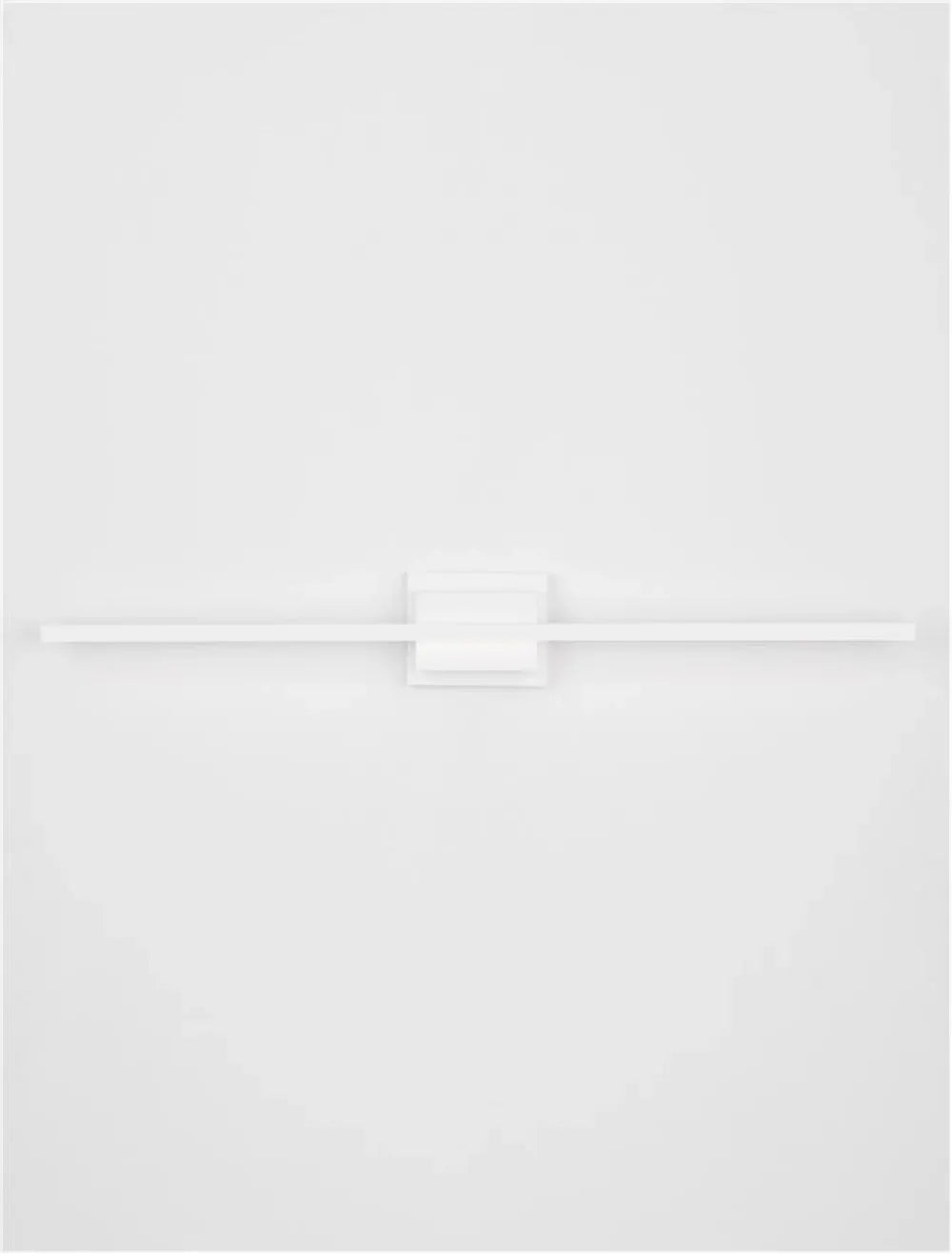 Aplica de perete structura din Aluminiu Alb si abajur din Acrilic  H11.8xL90.5cm IP20 21W 1200lm 3000k AZURE