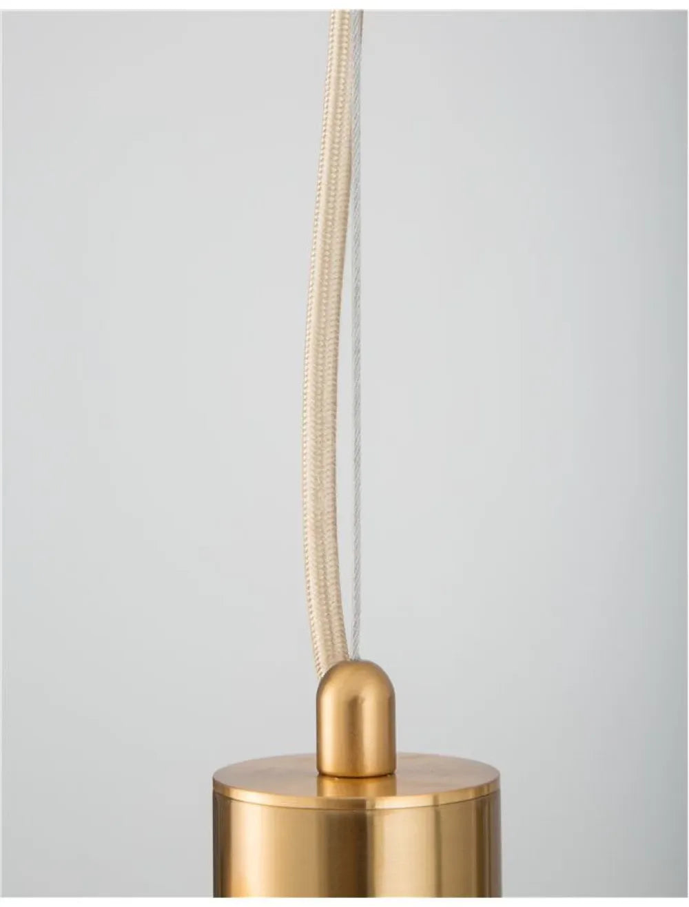 Pendul 5 becuri structura din Metal Alama antichizata si abajur din Sticla Alb H150xL31.5cm IP20 JAKLIN