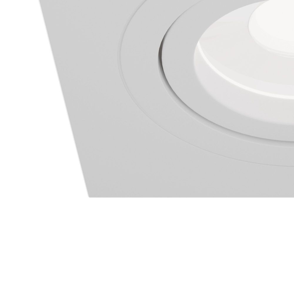 Spot incastra din Aluminiu Alb L10xH6cm Atom