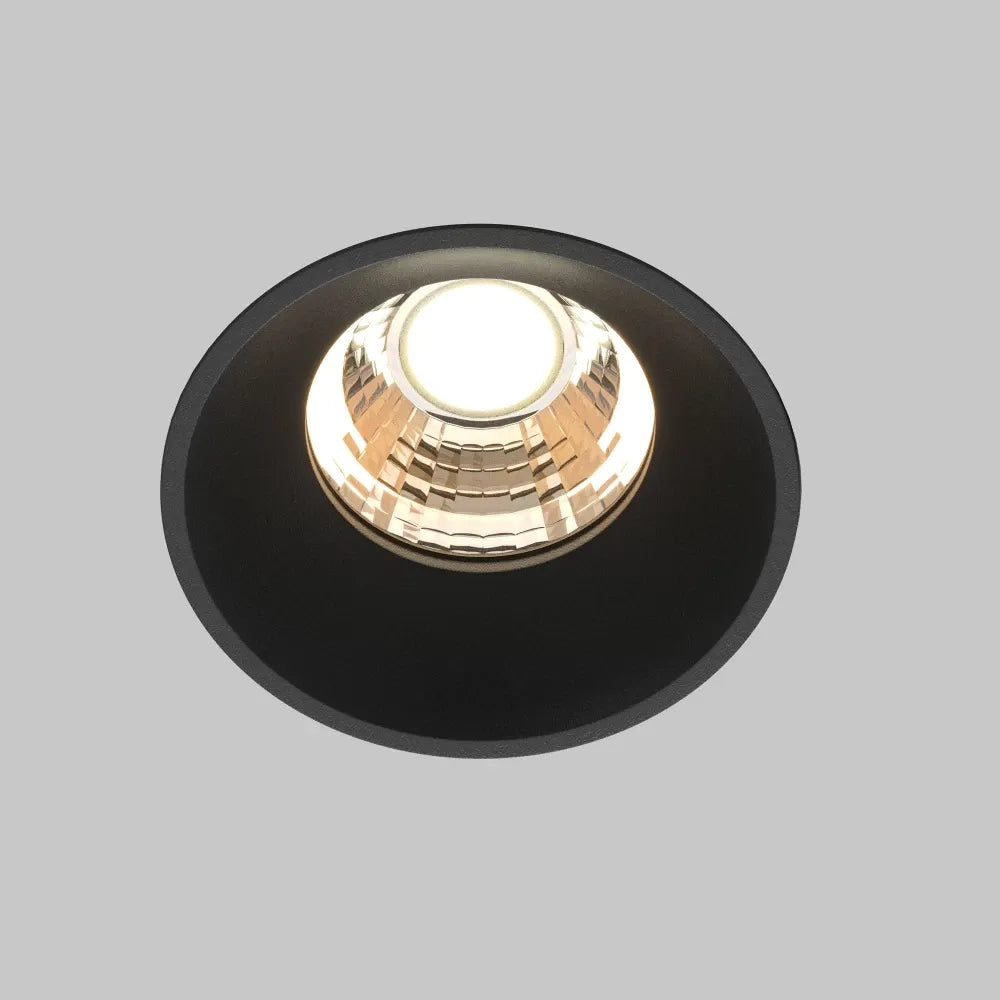 Spot incastrat din Aluminiu Negru H5.3xD5.4cm 7W 480lm 3000k Round