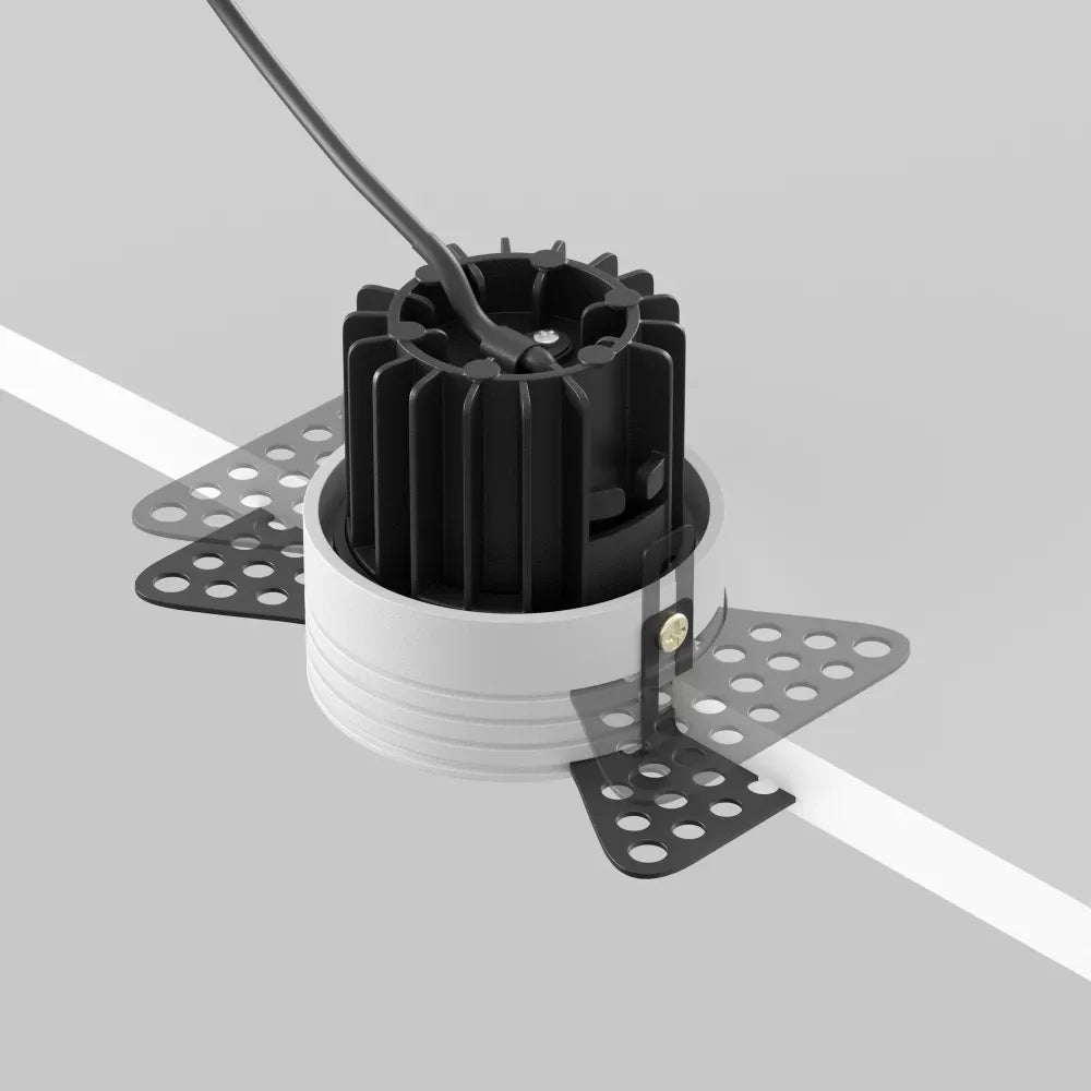 Spot incastrat din Aluminiu Negru H5.3xD5.4cm 7W 480lm 3000k Round