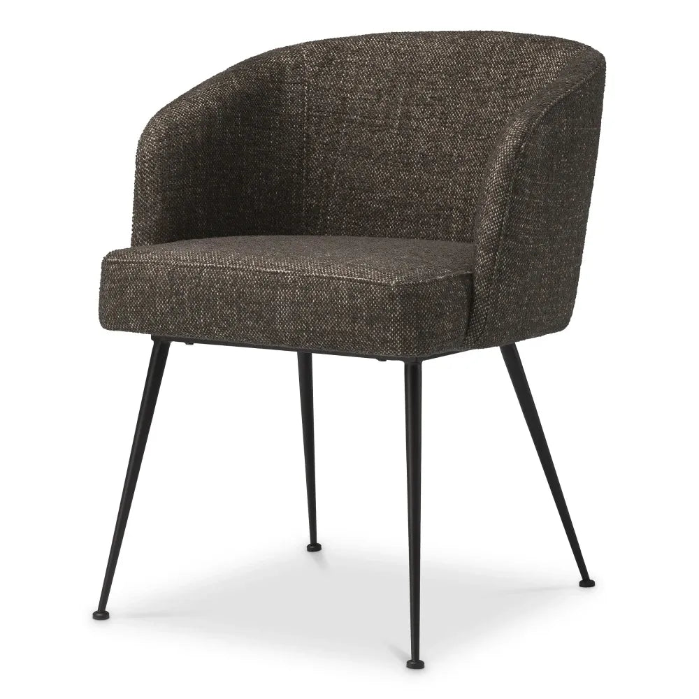 Scaun tapitat cu Stofa Maro L58xA58xH78cm Aiden Eichholtz