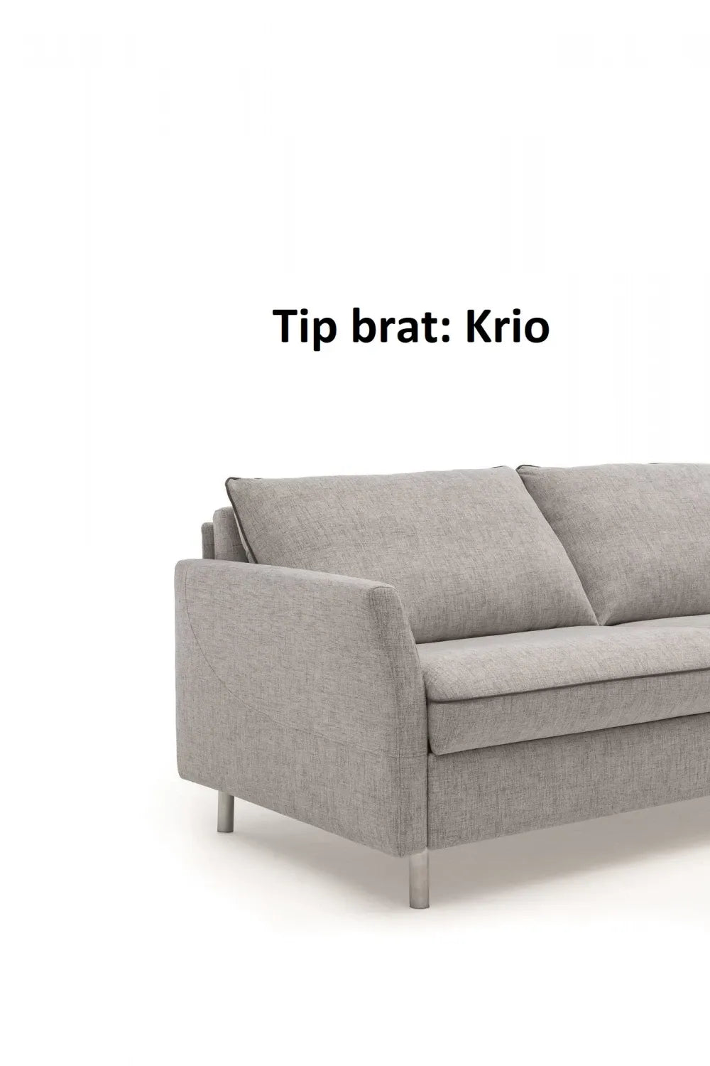 Canapea 3 locuri extensibila cu saltea de 160x190cm Maxi Bali