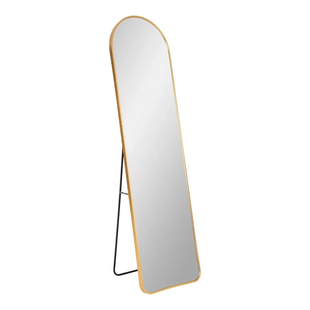Oglinda de podea cu rama din Metal Alama 150x40cm Madrid