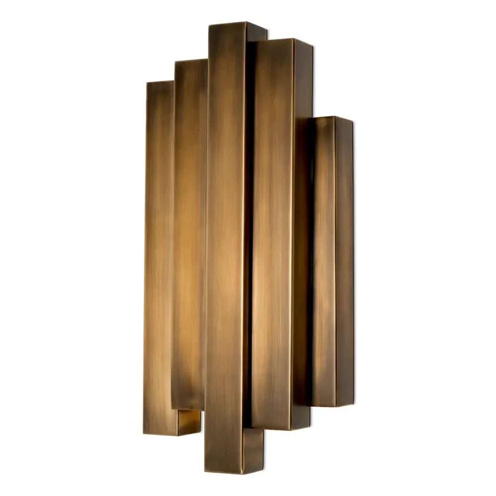 Aplica de perete din Metal Alama H40xL20.5cm Beau Rivage Eichholtz