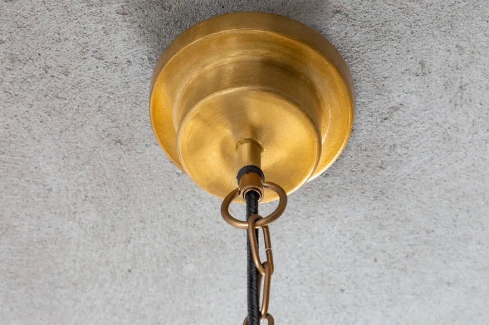 Pendul din Metal Auriu D43xH30cm INDUSTRIAL