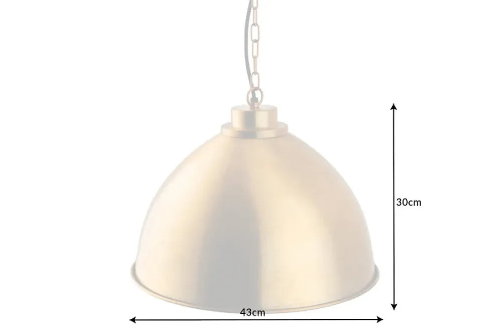 Pendul din Metal Auriu D43xH30cm INDUSTRIAL