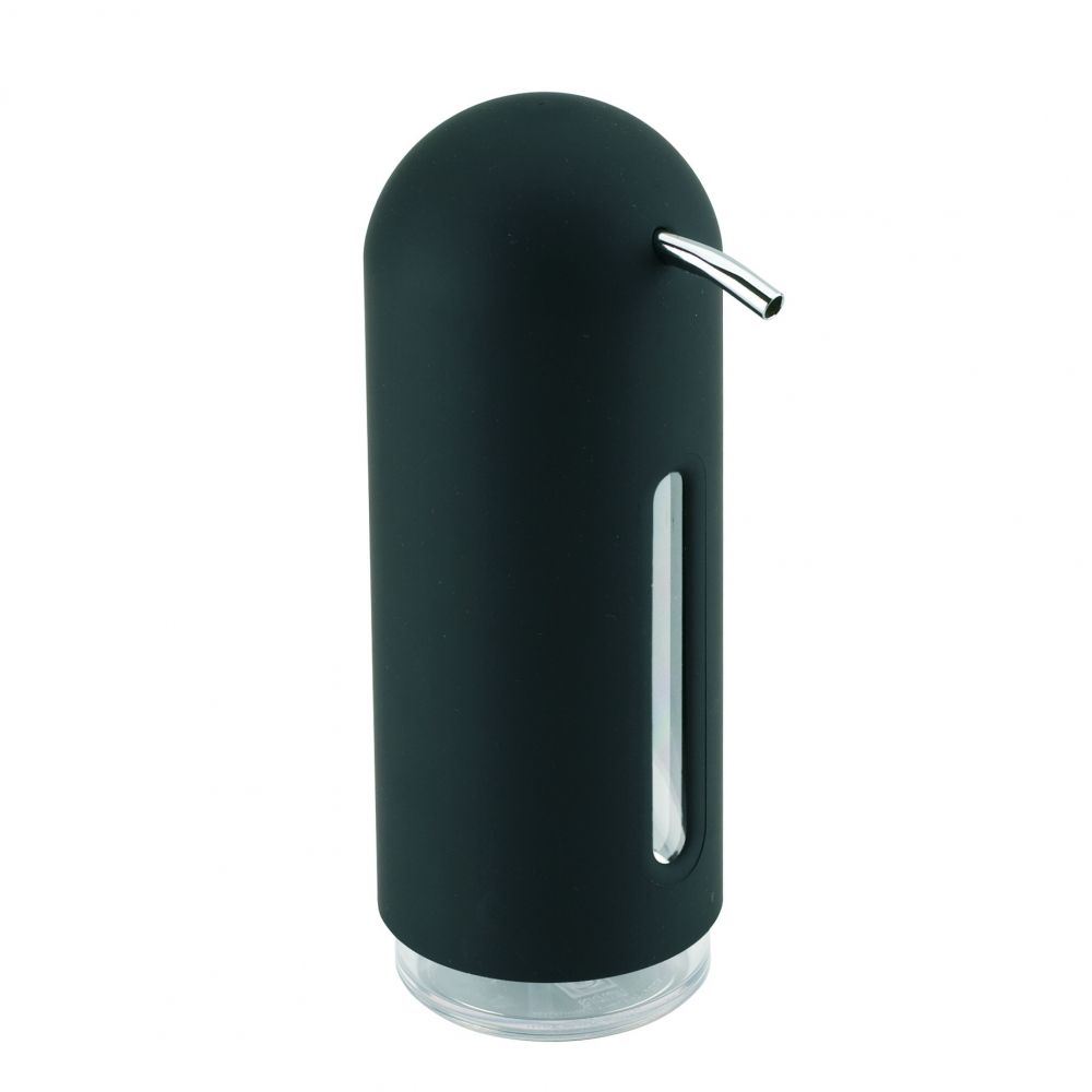 Dozator de sapun din Plastic Negru Pinguin D11xH20cm