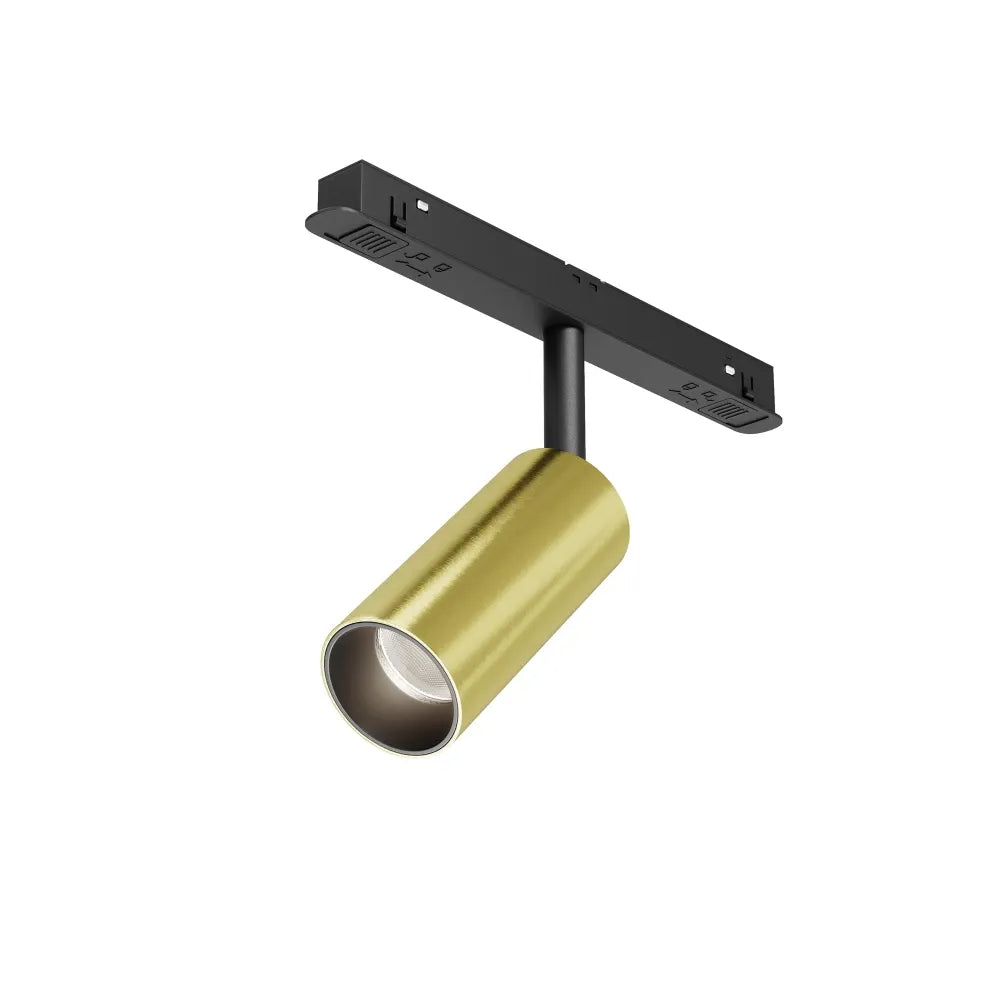 Spot dimabil smart pentru sina Exility din Aluminiu Negru/Alama H16.9xL19.3cm 5W 376lm 2700-6000k Focus LED