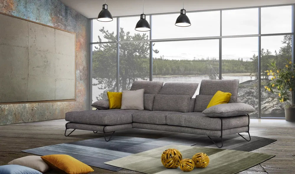 Coltar fix in forma de L personalizabil L291cm Maurice
