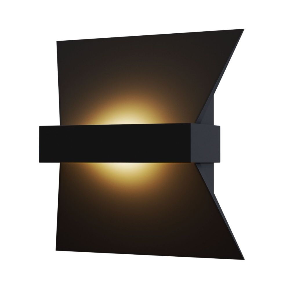 Aplica de perete Trame Negru H19cm