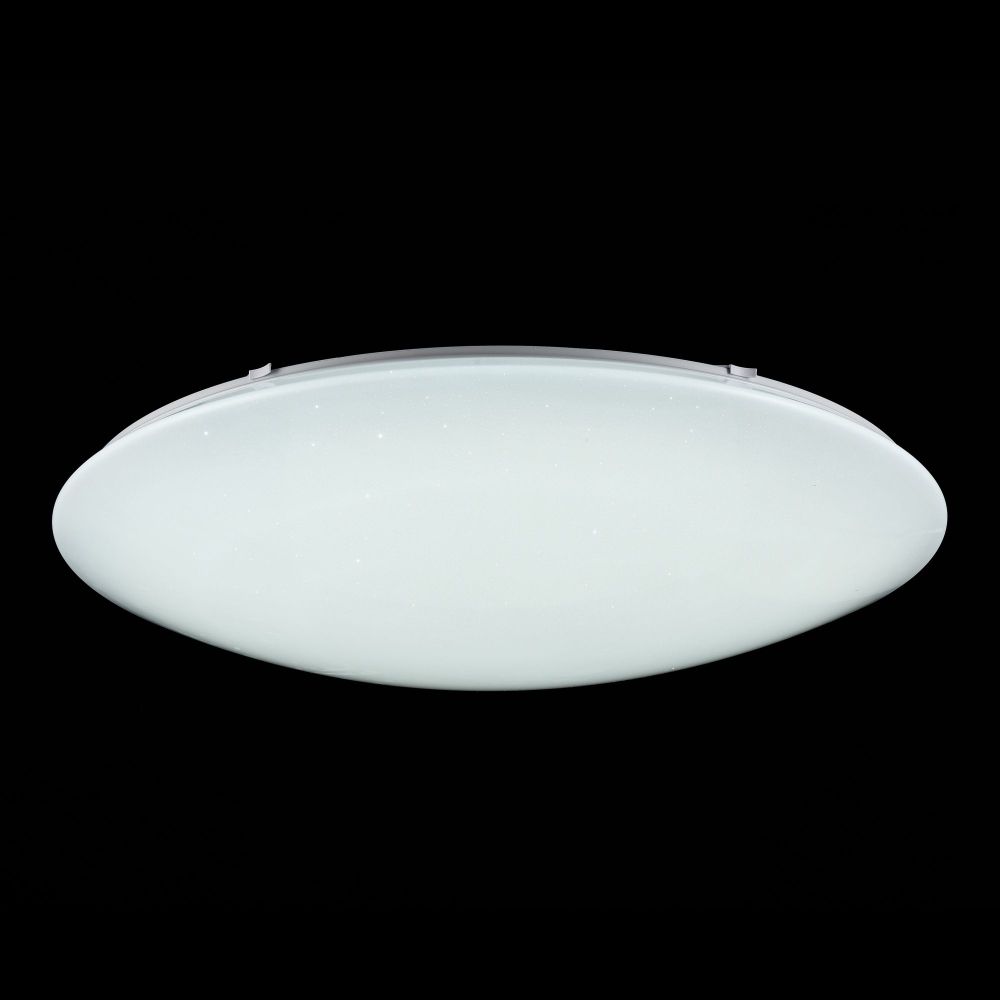 Plafoniera Rotunda din Acrilic si Metal Alb Gloria D77xH12cm