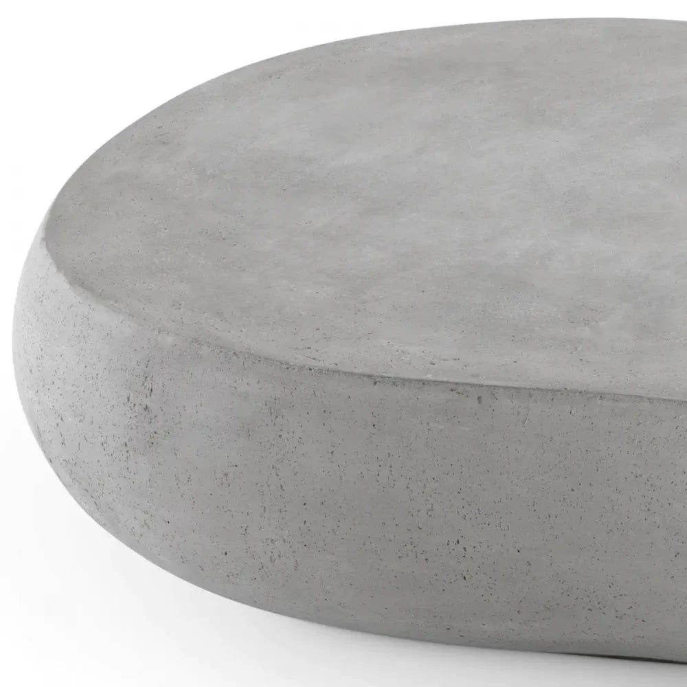 Masuta de cafea pentru exterior din Beton armat cu fibra de sticla Gri H32xL160cm Prime Eichholtz