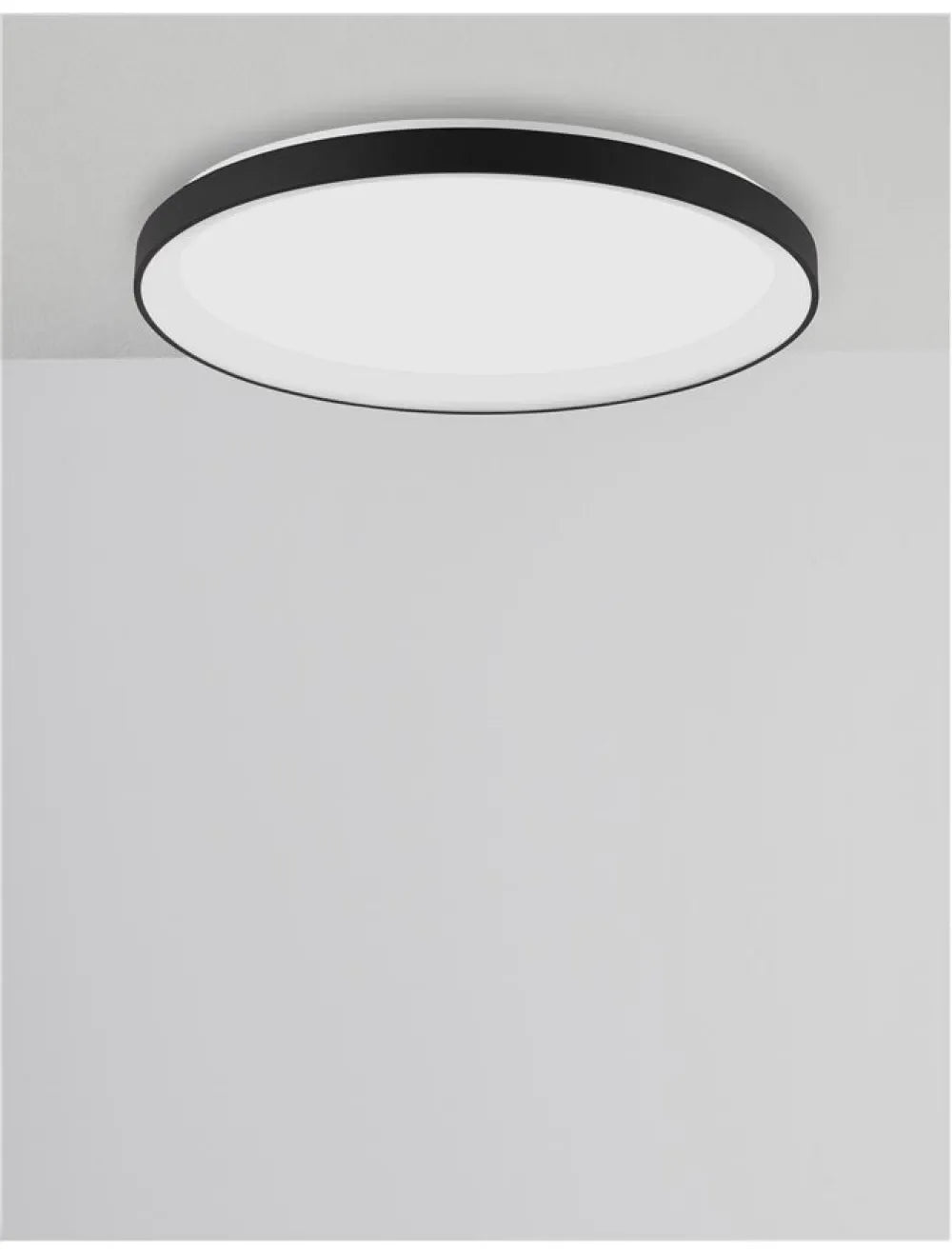 Plafoniera din Aluminiu Negru H6xL48cm IP20 40W 2554lm 2700k PERTINO
