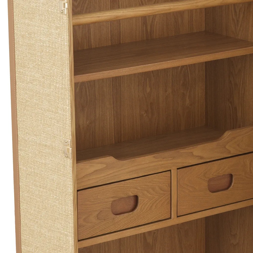 Dulap bar din MDF Maro L59xH122.5cm Martini Bianco Eichholtz