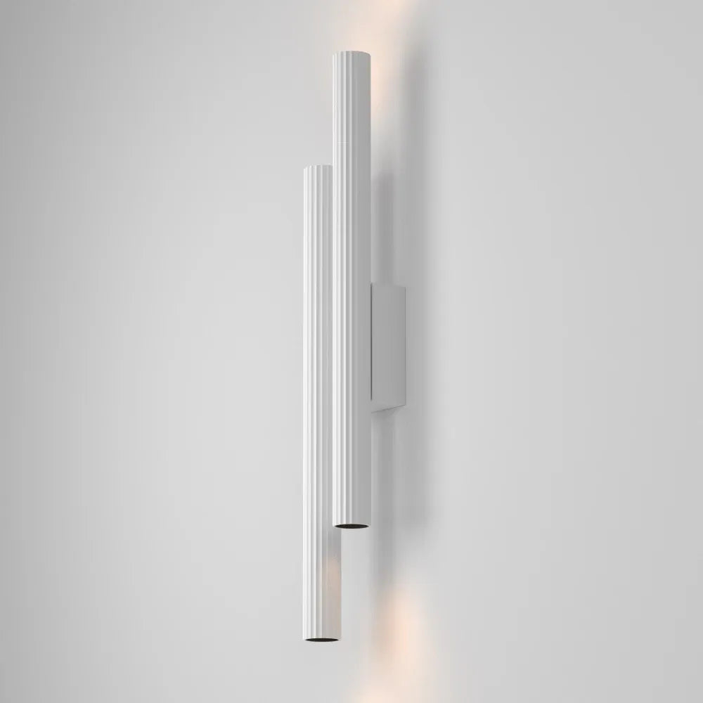 Aplica perete din Aluminiu Alb H49xD3.2cm Calipso