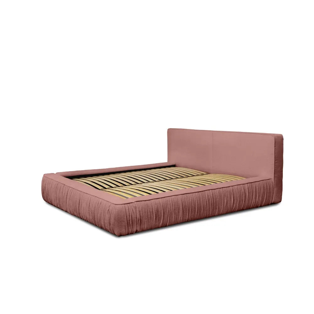 Pat 140x200cm tapitat cu Chenille Roz Naomi