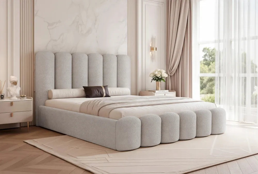 Pat 120 x 200 tapitat cu Chenille Perfect harmony Gri Aveline