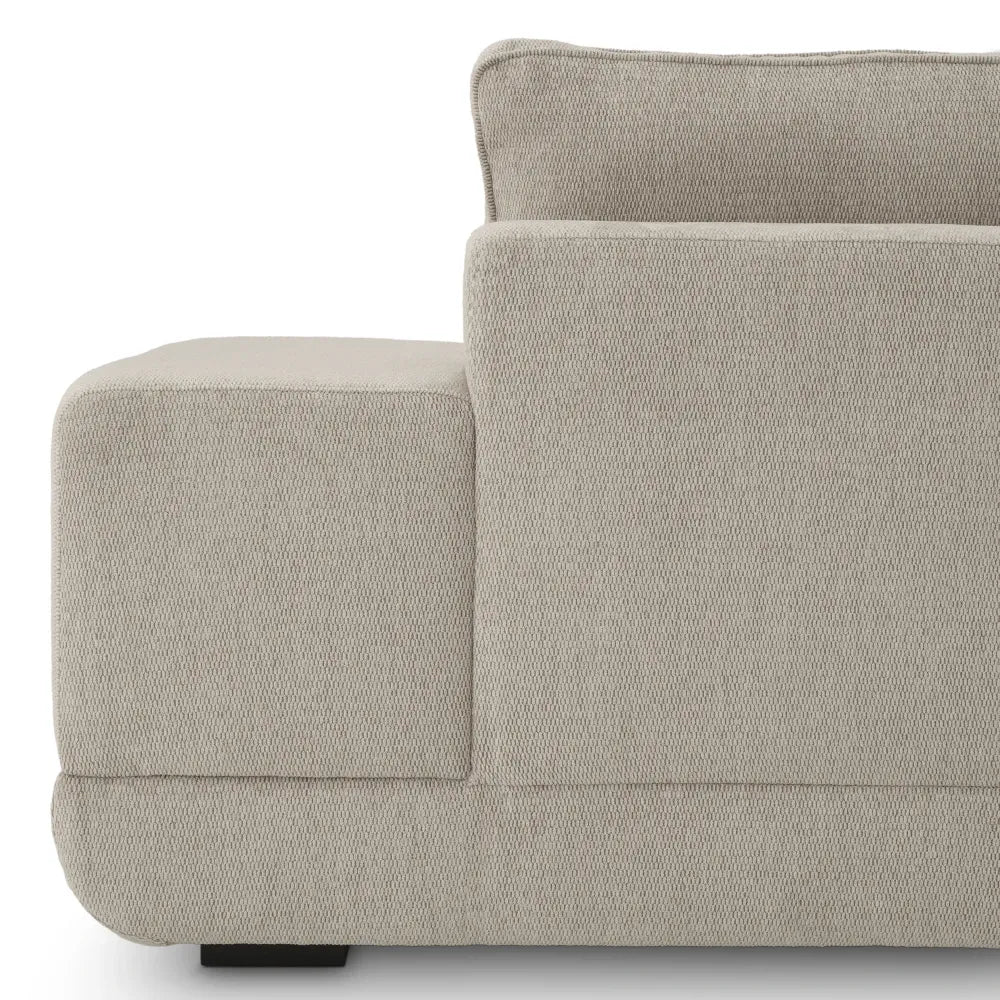 Canapea tapitat cu Stofa Gri deschis L115xAxH82cm Severino Eichholtz
