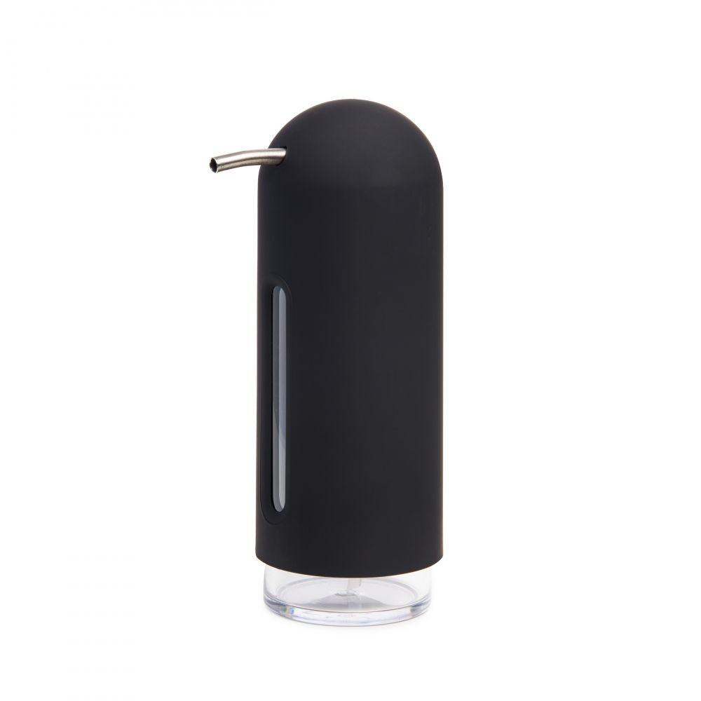 Dozator de sapun din Plastic Negru Pinguin D11xH20cm