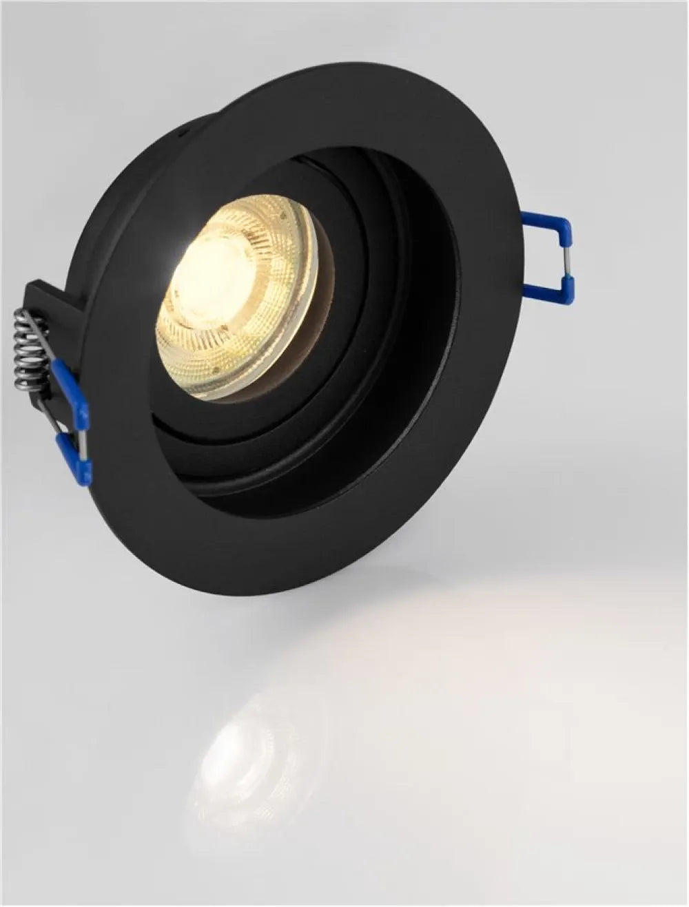 Spot incastrat din Aluminiu Negru H4xD10cm IP20 10W GU10 Selenite