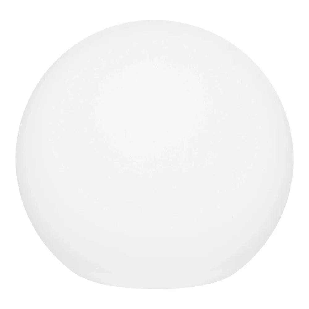 Lampa exterioara cu incarcare solara din Plastic Negru si Polipropilena Alb H25xD25cm Lifton