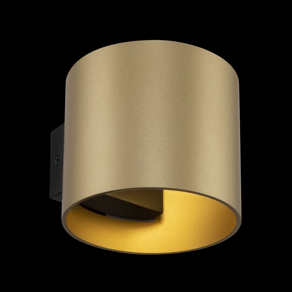 Aplica de perete din Metal Auriu D10xH8cm Rond