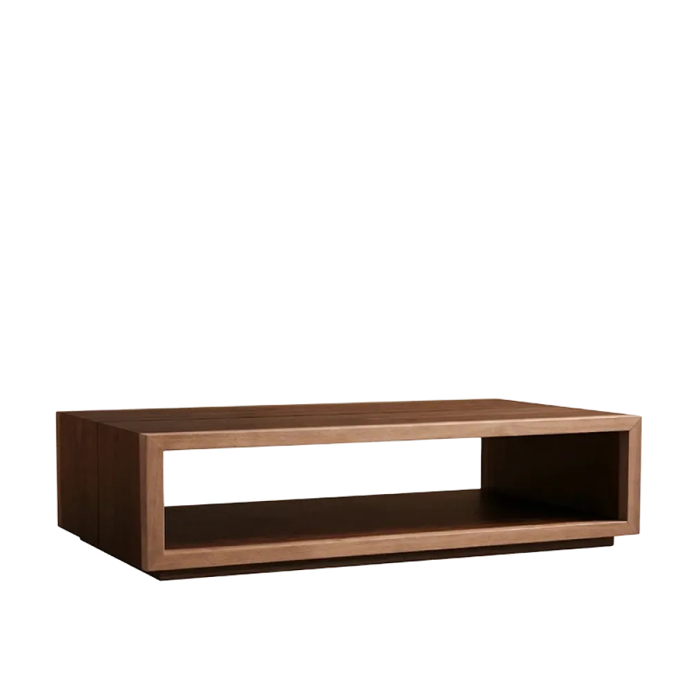 Masuta de cafea din Lemn de Nuc in dimensiuni multiple Beams