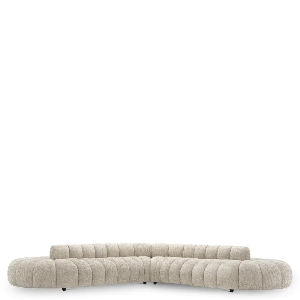 Coltar tapitat cu Stofa Creststone  L331xA331xH60cm Alison Eichholtz