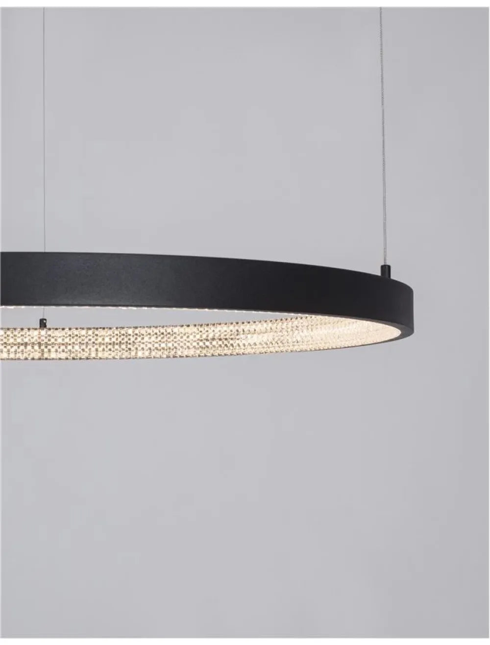 Lustra din Aluminiu Negru H120xL80cm IP20 50W 2727lm 3000k PRESTON