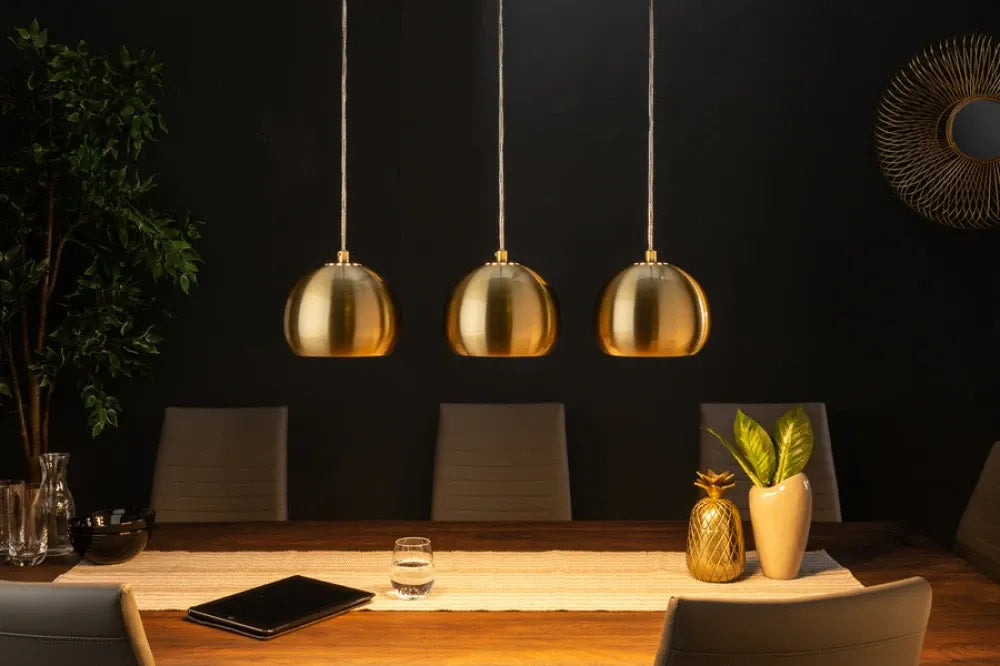 Lustra din Metal Auriu L65xH128cm GOLDEN BALL