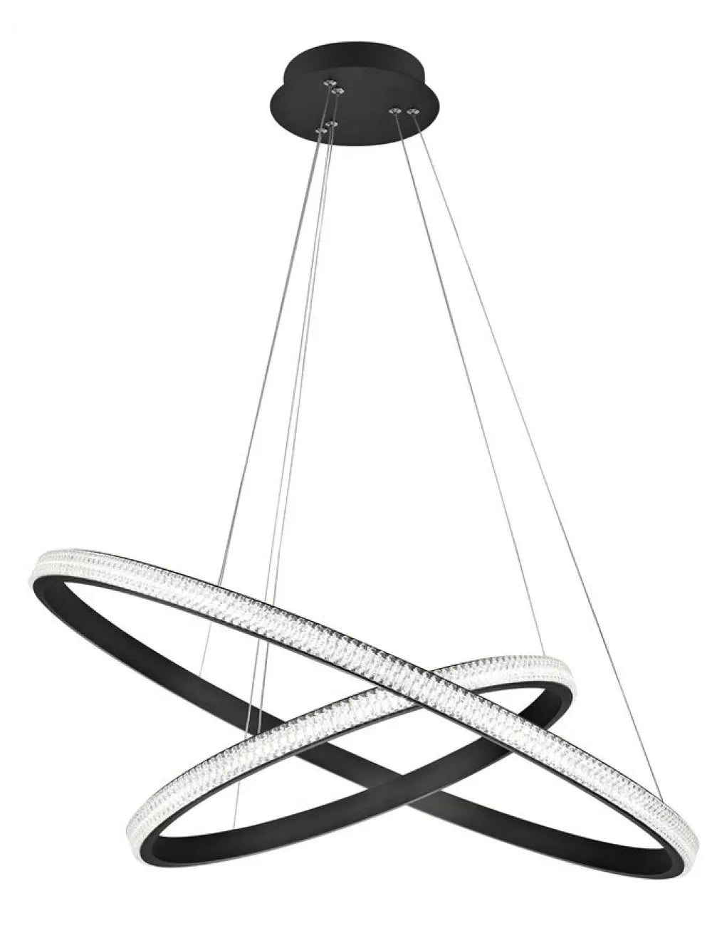 Lustra din Aluminiu Negru H120xL67cm IP20 45W 2737lm 3000k NAGER