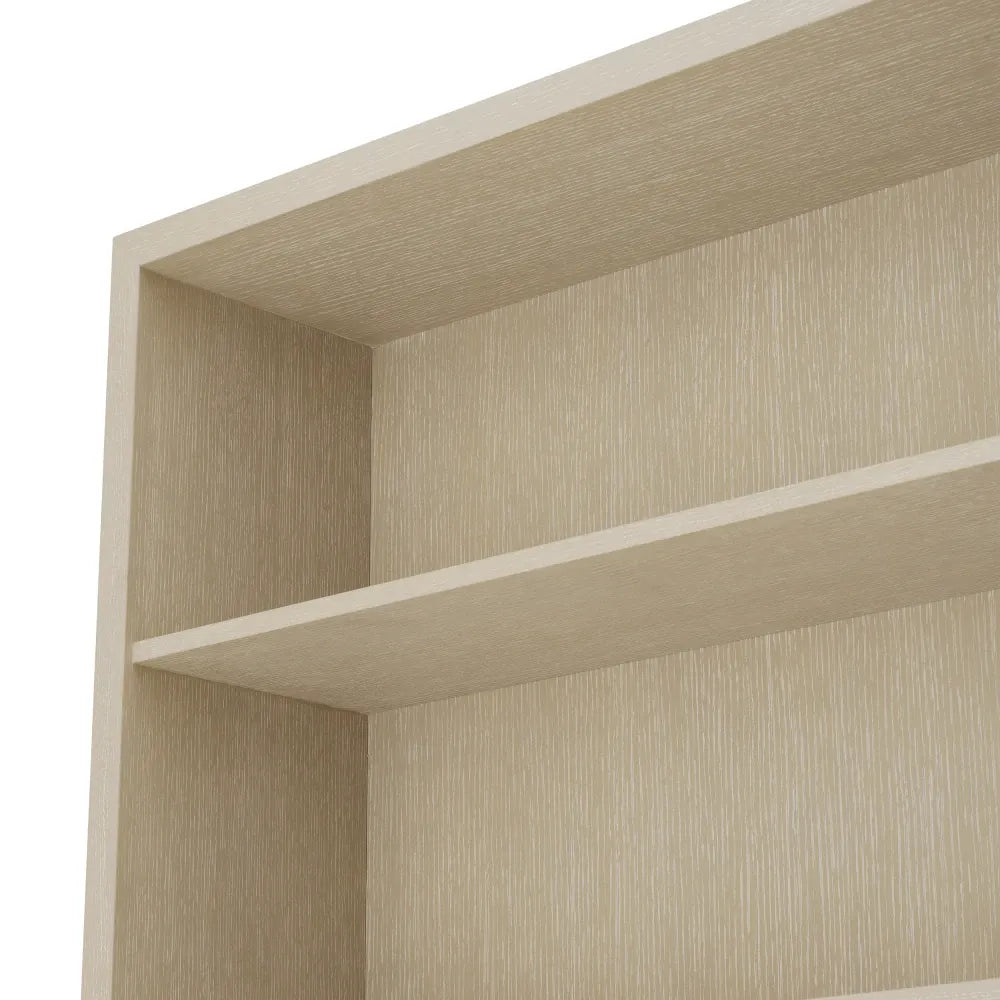 Biblioteca din Furnir de stejar Maro deschis L105xH240cm Borchard Eichholtz