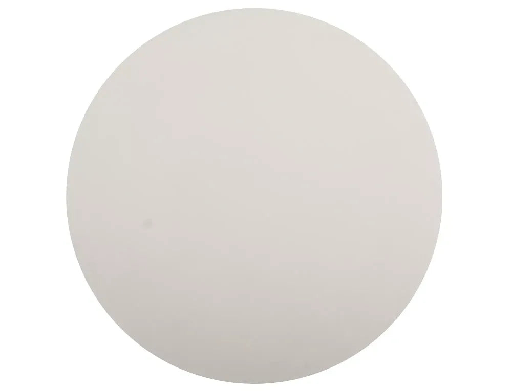 Masuta de cafea din MDF+Microciment Ecru D80xH45cm Rosalia