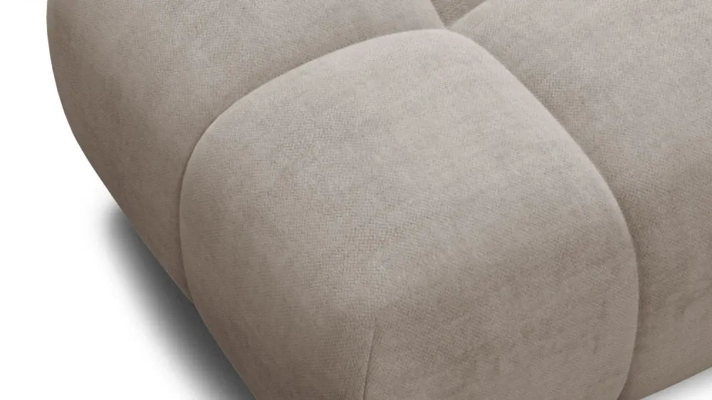 Taburet tapitat cu material pet friendly Alias bej L71x100cm